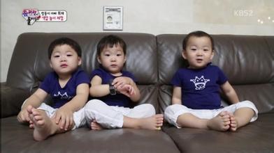 超人回来了宋一国三胞胎儿子爆红, 三胞胎儿子名字叫什么私照曝光(2)