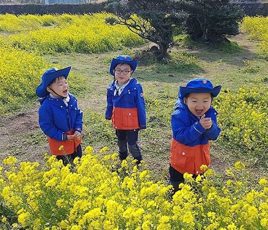 超人回来了宋一国三胞胎儿子爆红, 三胞胎儿子名字叫什么私照曝光(2)