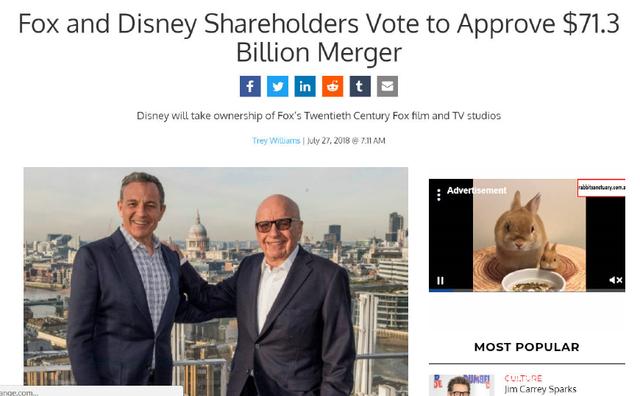 福克斯为什么被迪士尼收购原因内幕，迪士尼旗下八大品牌市值