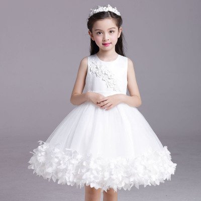 儿童婚纱礼服公主裙图片