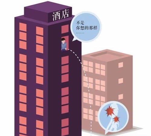 男子跳楼轻生砸死路人图 跳楼砸死路人怎么判刑犯法吗?