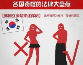 新婚姻法离婚财产分割法律规定 世界各国奇葩法律大盘点